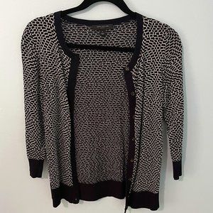 Ann Taylor Navy Pattern Sweater